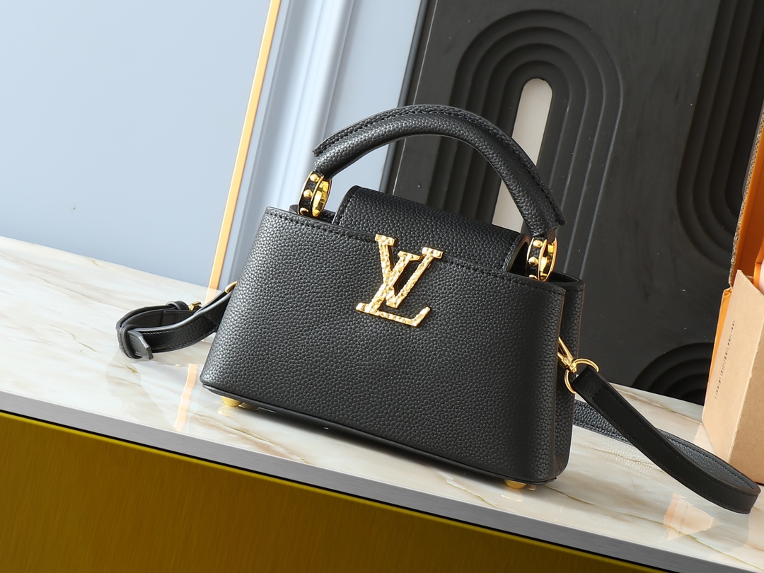 LV Classic Bucket Bag Monogram Canvas Interior Pocket Luxury